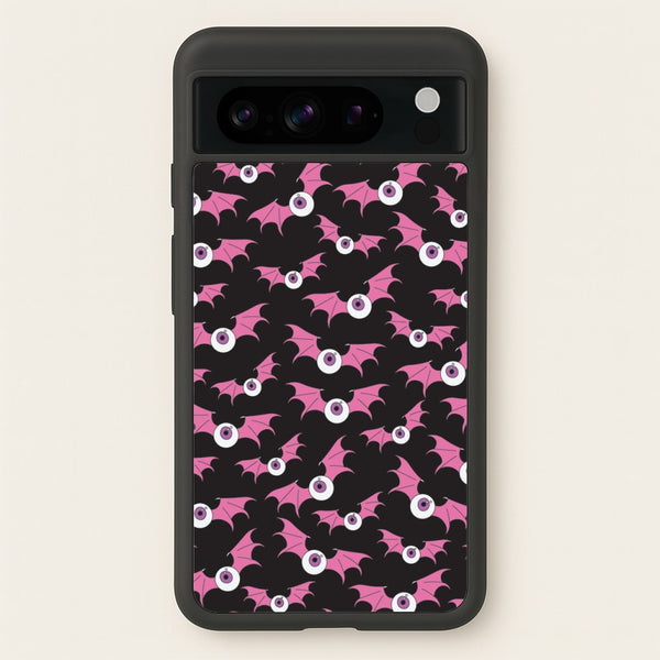 Bat Eye Pattern  - Halloween Phone Case for Google Pixel 8 Pro