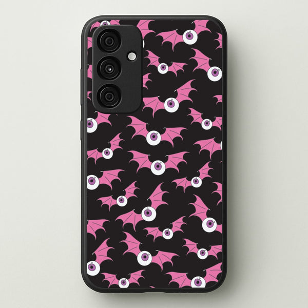 Bat Eye Pattern  - Halloween Phone Case for Galaxy A35