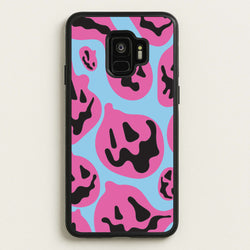 Pumpkin Blue Pattern  - Halloween Phone Case for Galaxy S9