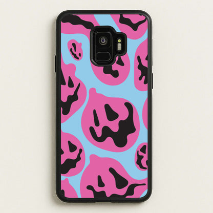 Pumpkin Blue Pattern  - Halloween Phone Case for Galaxy S9