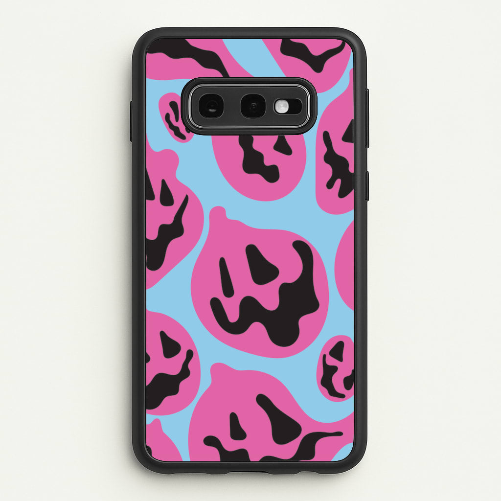 Pumpkin Blue Pattern  - Halloween Phone Case for Galaxy S10e