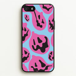 Pumpkin Blue Pattern  - Halloween Phone Case for iPhone 5 / 5s / SE 2016