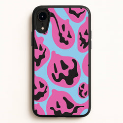 Pumpkin Blue Pattern  - Halloween Phone Case for iPhone XR