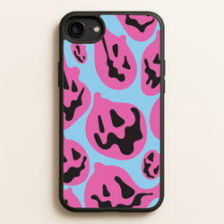 Pumpkin Blue Pattern  - Halloween Phone Case for iPhone 6 / 7 / 8 / SE