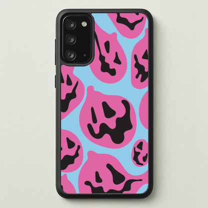 Pumpkin Blue Pattern  - Halloween Phone Case for Galaxy Note 20