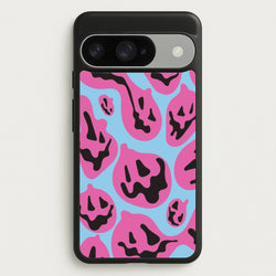 Pumpkin Blue Pattern Phone Case for Google Pixel 10 / 10 Pro