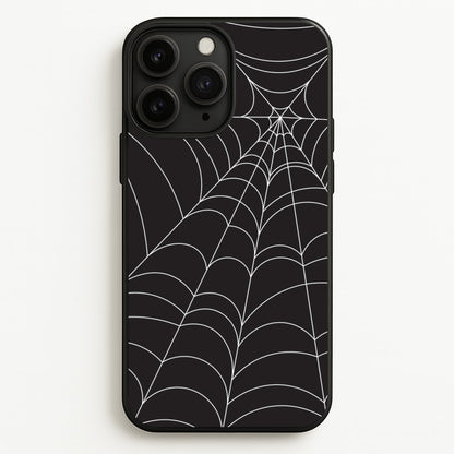 Black Cobwebs Pattern  - Halloween Phone Case for iPhone 11 Pro