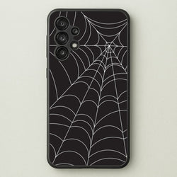 Black Cobwebs Pattern  - Halloween Phone Case for Galaxy A13