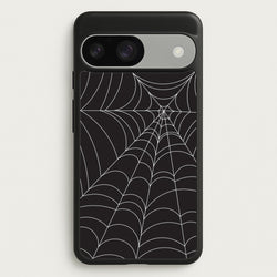Black Cobwebs Pattern  - Halloween Phone Case for Google Pixel 9 / 9 Pro