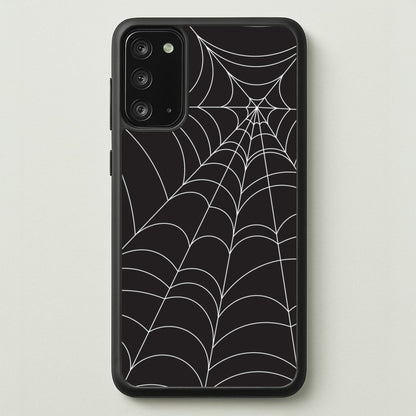 Black Cobwebs Pattern  - Halloween Phone Case for Galaxy Note 20