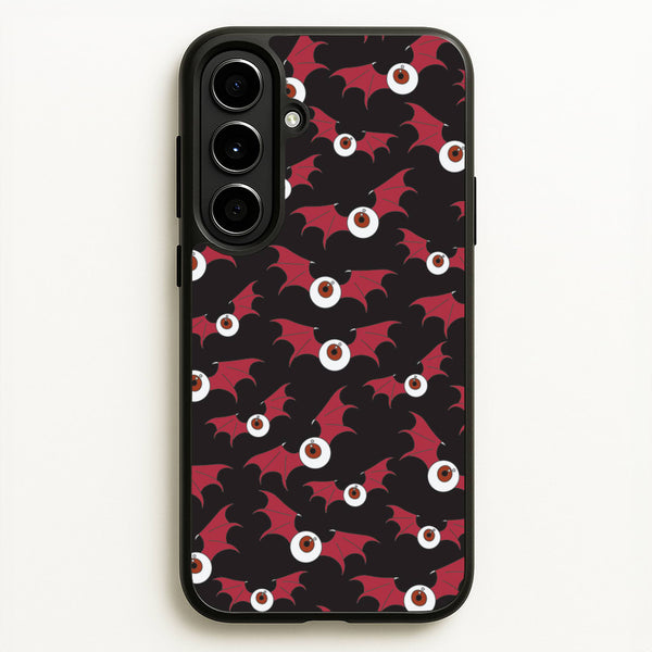 Red Bat Pattern  - Halloween Phone Case for Galaxy A56