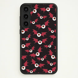 Red Bat Pattern  - Halloween Phone Case for Galaxy S23 Plus