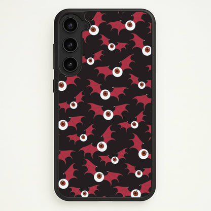 Red Bat Pattern  - Halloween Phone Case for Galaxy S23 Plus