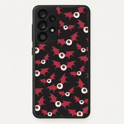 Red Bat Pattern  - Halloween Phone Case for Galaxy A53