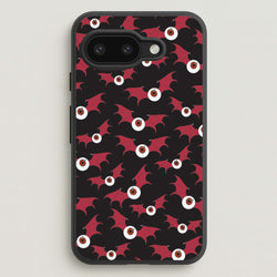 Red Bat Pattern  - Halloween Phone Case for Google Pixel 9a
