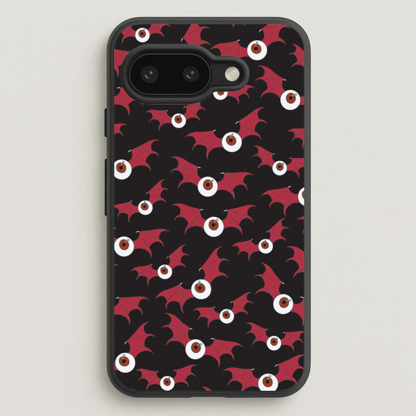 Red Bat Pattern  - Halloween Phone Case for Google Pixel 9a