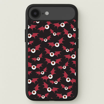 Red Bat Pattern Phone Case for iPhone 17 Air