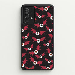 Red Bat Pattern  - Halloween Phone Case for Galaxy A52 / A52s