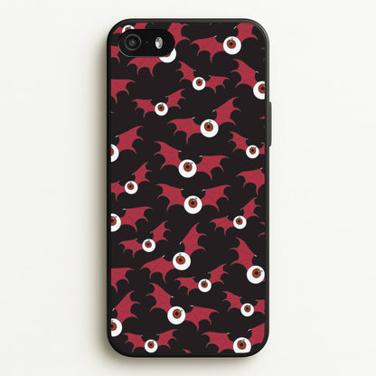 Red Bat Pattern  - Halloween Phone Case for iPhone 5 / 5s / SE 2016