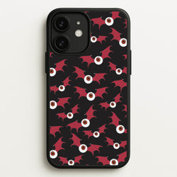 Red Bat Pattern  - Halloween Phone Case for iPhone 11