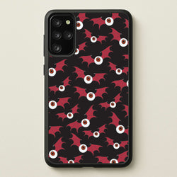 Red Bat Pattern  - Halloween Phone Case for Galaxy S20 Plus