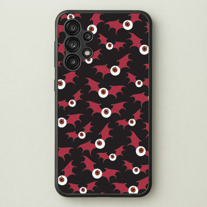 Red Bat Pattern  - Halloween Phone Case for Galaxy A13