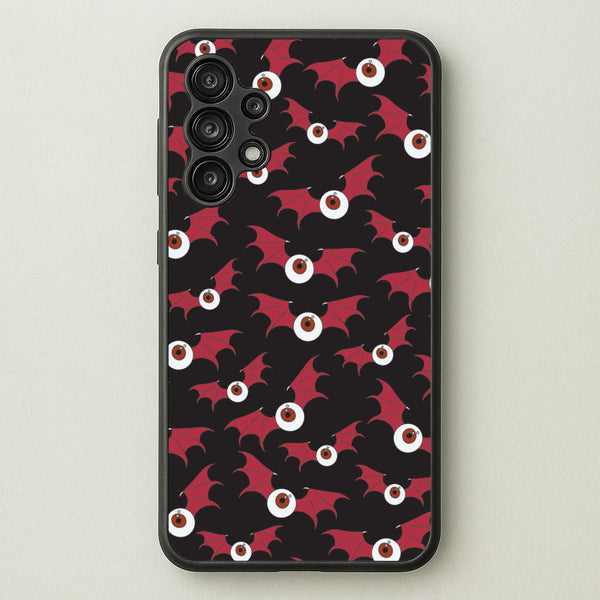 Red Bat Pattern  - Halloween Phone Case for Galaxy A13