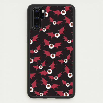 Red Bat Pattern  - Halloween Phone Case for Huawei P30 Pro