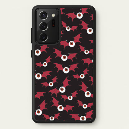 Red Bat Pattern  - Halloween Phone Case for Galaxy Note 20 Ultra