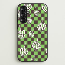 Green Middle Finger  - Halloween Phone Case for Galaxy A16