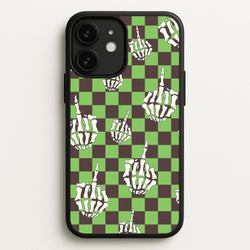 Green Middle Finger  - Halloween Phone Case for iPhone 11