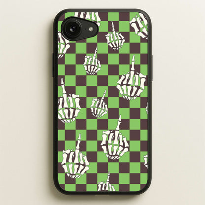 Green Middle Finger  - Halloween Phone Case for iPhone 16e