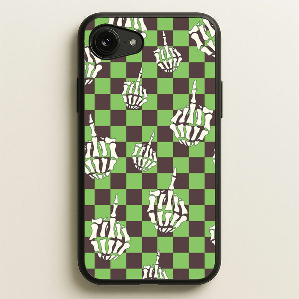 Green Middle Finger  - Halloween Phone Case for iPhone 16e
