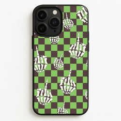 Green Middle Finger  - Halloween Phone Case for iPhone 11 Pro Max