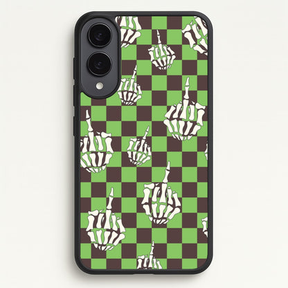 Green Middle Finger  - Halloween Phone Case for Galaxy S25 Edge