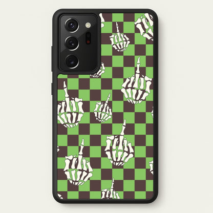 Green Middle Finger  - Halloween Phone Case for Galaxy Note 20 Ultra