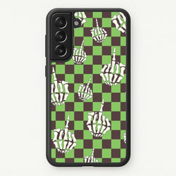 Green Middle Finger  - Halloween Phone Case for Galaxy S22 Plus