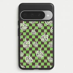 Green Middle Finger Phone Case for Google Pixel 10 Pro XL