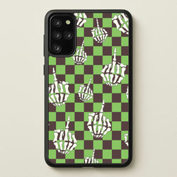 Green Middle Finger  - Halloween Phone Case for Galaxy S20 Plus