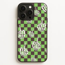 Green Middle Finger  - Halloween Phone Case for iPhone 12 Pro Max