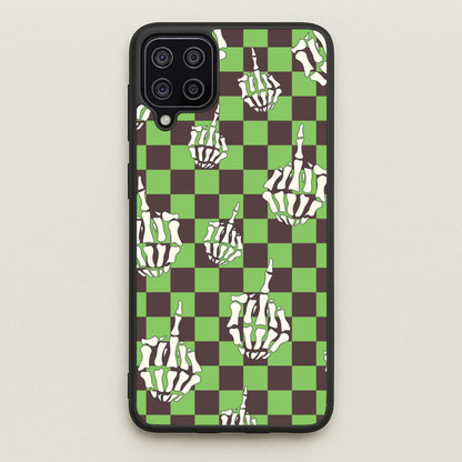 Green Middle Finger  - Halloween Phone Case for Galaxy A12