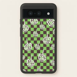 Green Middle Finger  - Halloween Phone Case for Google Pixel 8