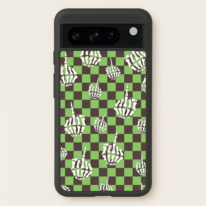 Green Middle Finger  - Halloween Phone Case for Google Pixel 8 Pro