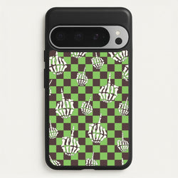 Green Middle Finger  - Halloween Phone Case for Google Pixel 9 Pro XL