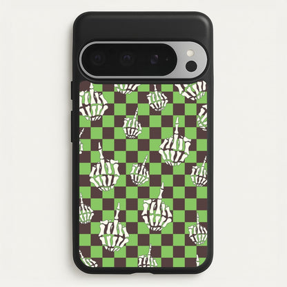 Green Middle Finger  - Halloween Phone Case for Google Pixel 9 Pro XL