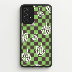 Green Middle Finger  - Halloween Phone Case for Galaxy A52 / A52s
