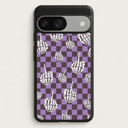 Purple Middle Finger  - Halloween Phone Case for Google Pixel 9 / 9 Pro