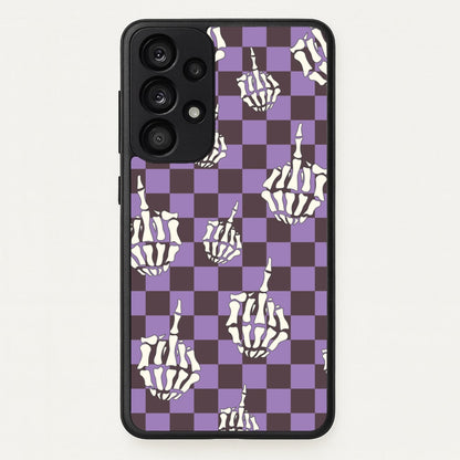 Purple Middle Finger  - Halloween Phone Case for Galaxy A33