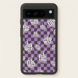 Purple Middle Finger  - Halloween Phone Case for Google Pixel 8 Pro
