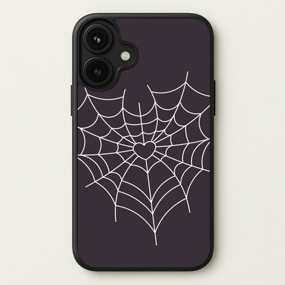 Spiderweb Hearts I Phone Case for iPhone 17
